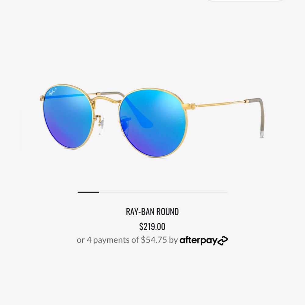 Ray-Ban round polarized sunglasses